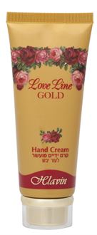 חלאבין קרם ידיים מועשר לאב ליין גולד לעור יבש 100 מ"ל love line סופר מדיקה