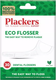 פלקרס חוט דנטלי עם ידית אאקו פלוסר PLACKERS סופר מדיקה