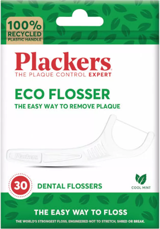 פלקרס חוט דנטלי עם ידית אאקו פלוסר PLACKERS