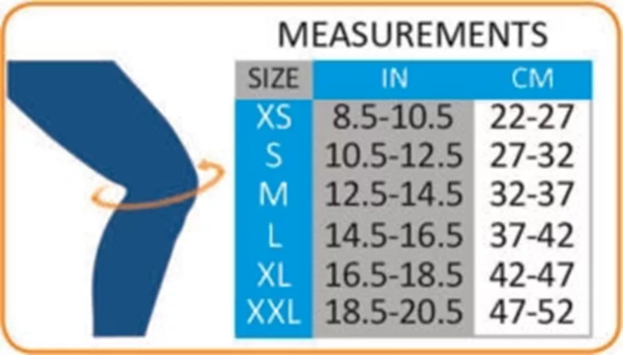 אוריאל שרוול אלסטי נושם לברך מידה XL מספר 45 / URIEL