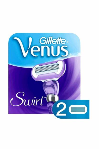 ג'ילט ונוס סווירל לאישה 2 סכינים / Gillette Venus Swirl