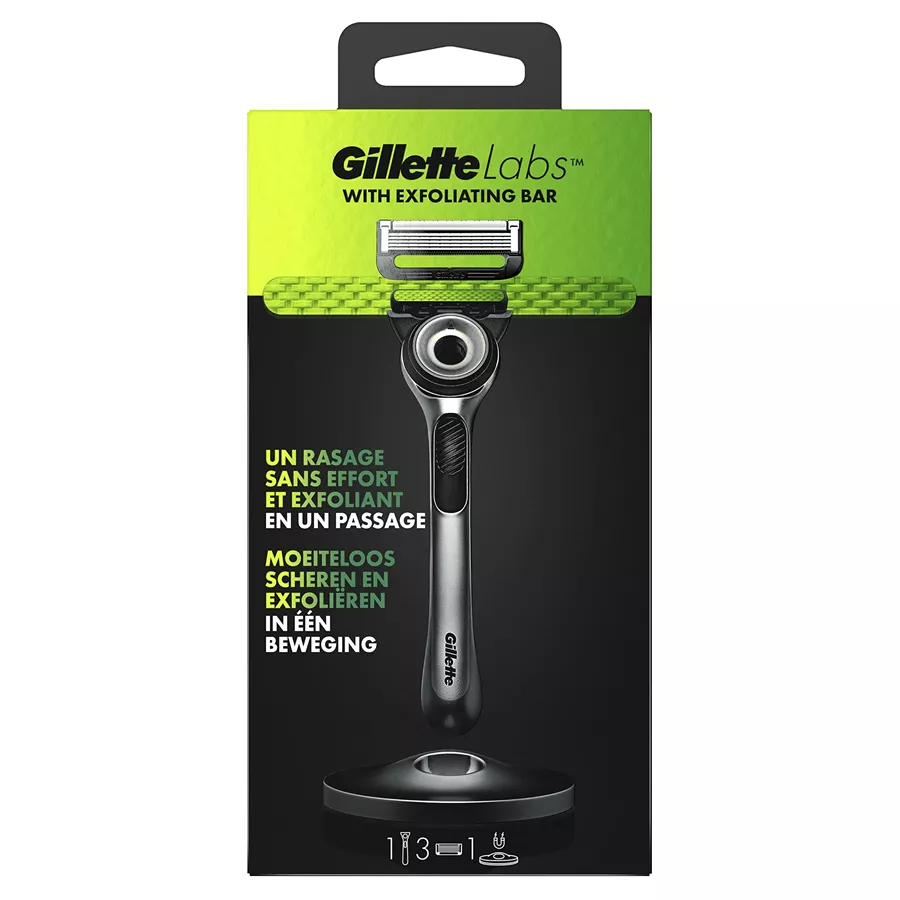 ג'ילט לאבס פילינג מכשיר + 3 סכינים GILLETTE LABS