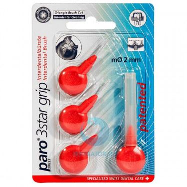 1+1 פארו / Paro סטאר גריפ 3 מברשת ספירלית 1091 2 מ