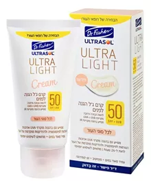 אולטרסול אולטרה לייט SPF50 קרם ג’ל לפנים 50 מ”ל / ULTRASOL סופר מדיקה