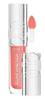 לוראל פלאמפ אמבישן שמן לשפתיים 601  L'Oréal Paris Plump Ambition Hyaluron Lip Oil סופר מדיקה