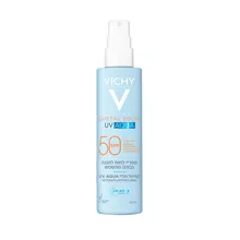 וישי קפיטל סוליי UV AQUA ספריי לחות להגנה מהשמש  Vichy Capital Soleil UV Aqua Hydrating Invisible Spray SPF50 200ml סופר מדיקה