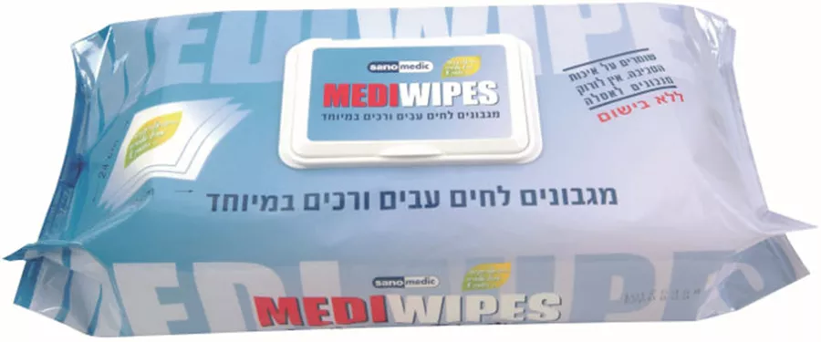 סנו מדיק מגבוני גוף למבוגרים ללא בישום / SANO MEDIC