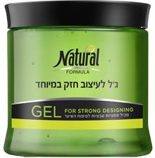 נטורל פורמולה ג'ל לעיצוב חזק במיוחד 500 גרם / NATURAL FORMULA סופר מדיקה