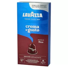לוואצה קרמה גוסטו קפה חוזק 11 10 יחידות במארז / LAVAZZA סופר מדיקה