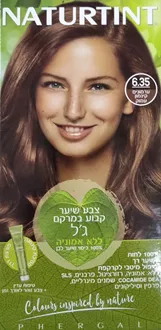 נטורטינט צבע לשיער במרקם ג'ל 6.35 ערמונים קינמון עמוק / NATURTINT סופר מדיקה