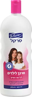 סרקל ד"ר פישר מרכך לילדים לכל סוגי השיער 1 ליטר סופר מדיקה