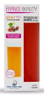 פראנס ביוטי שעוות שרף טהור ברולר דובדבן אדום 100 מ"ל / FRANCE BEAUTY סופר מדיקה