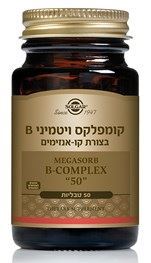 סולגאר קומפלקס מגה סורב / 50 Megasorb Vitamin B-Complex סופר מדיקה