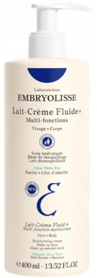 אמבריוליס לה קרם פלויד+ רב תכליתי Embryolisse Light- Cream Multi- Fluid Moisturizing for Body and Skin - 400 ml
