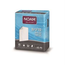 נועם סדיניה = סדיניות 15 יחידות 95x65 סופר מדיקה