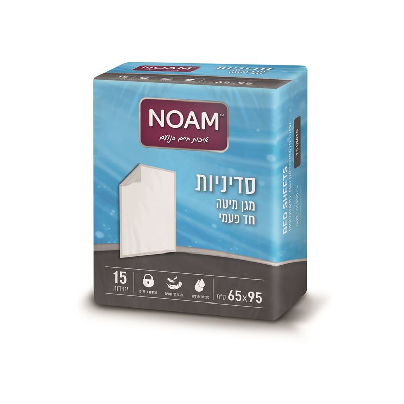 נועם סדיניה = סדיניות 15 יחידות 95x65
