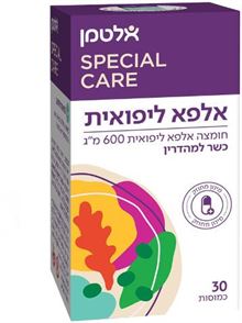 אלטמן אלפא ליפואית 600 מ"ג 30 כמוסות סופר מדיקה