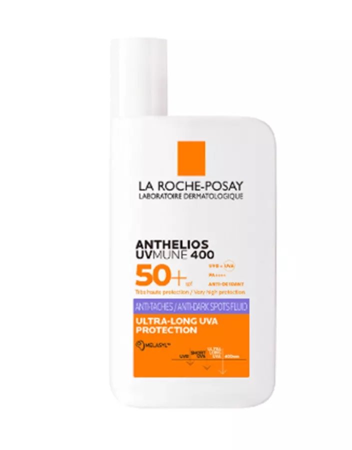 לה רוש פוזה אנטליוס פלואיד נגד כתמים כהים La Roche-Posay Anthelios Anti Dark-Spot Fluid SPF50+ 50ml