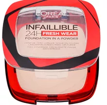 לוריאל פודרה אינפנבל 020 L’Oréal Paris Infallible 24H Fresh Wear Powder סופר מדיקה