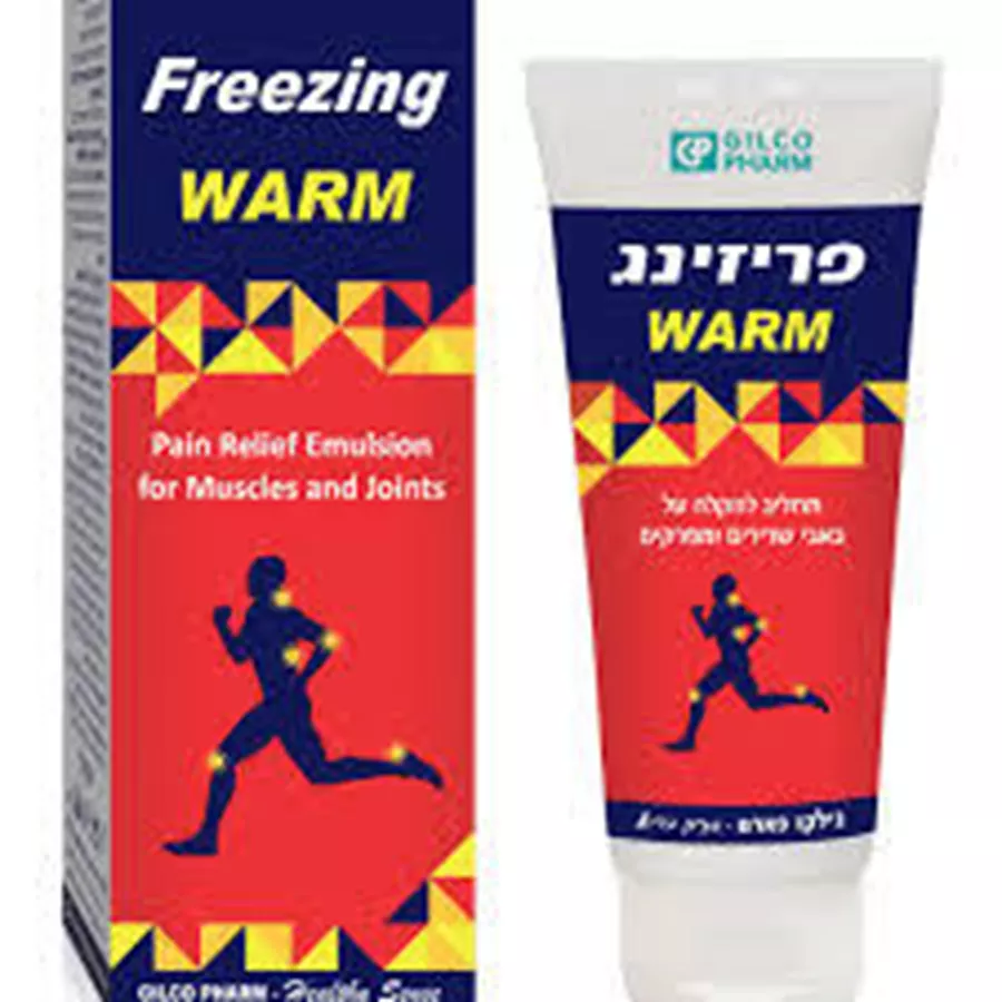פריזינג WARM תחליב מחמם לטיפול והקלה על כאבי שריר 100 מ