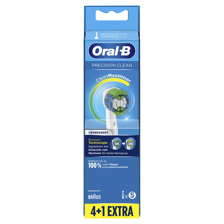 אורל בי Precision Clean ראשים למברשת חשמלית 5 יחידות במארז / ORAL B