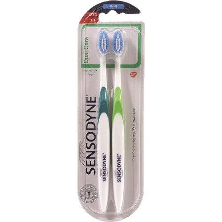 סנסודיין זוג מברשות הגנה כפולה סופט SENSODYNE