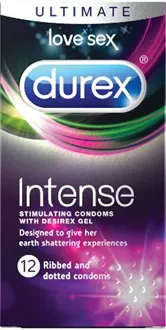 דורקס אינטנס קונדומים 12 יחידות / DUREX INTENSE סופר מדיקה