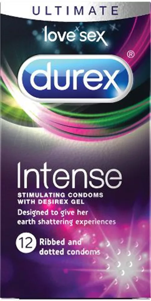 דורקס אינטנס קונדומים 12 יחידות / DUREX INTENSE