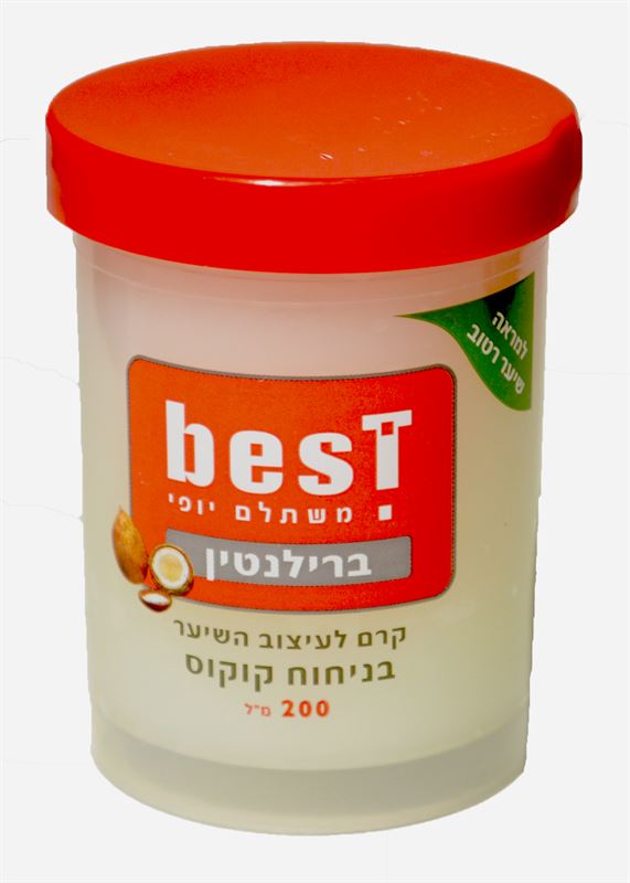 בסט ברילנטין קוקוס קרם לעיצוב שיער 200 גרם BEST