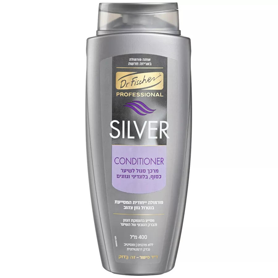 דר. פישר מרכך SILVER לשיער כסוף 400 מ