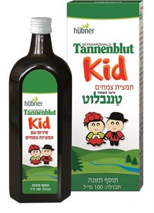 טננבלוט קיד סירופ לילדים עם תמציות צמחים 100 מ"ל TANNENBLUT סופר מדיקה