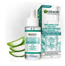 גרנייה סרום אלוורה וחומצה היאלורונית 30 מ"ל GARNIER SKIN NATURALS Aloe Vera Face Serum סופר מדיקה