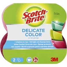 סקוטש ברייט ספוג למשטח עדין 2 יחידות במארז / SCOTCH BRITE סופר מדיקה