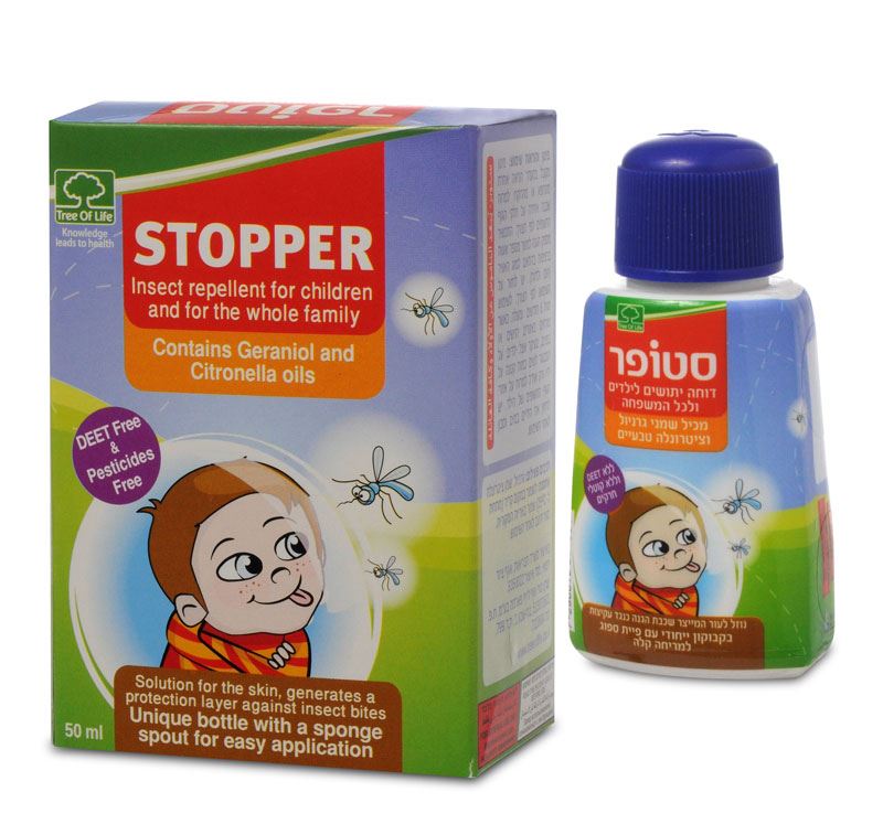 סטופר רול און נוזל דוחה יתושים 50 מ