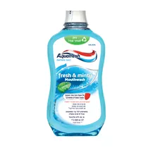 אקווה פרש מי פה ללא אלכוהול כחול  ! / AQUA FRESH סופר מדיקה