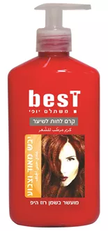 בסט קרם לחות לשיער יבש מאוד וצבוע 400 מ"ל / BEST סופר מדיקה