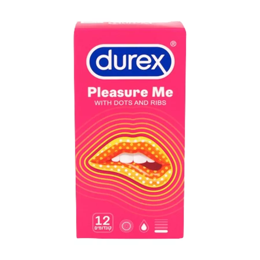דורקס 12 יחידות קונדומים לגירוי מוגבר / PLEASURE ME