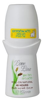 חלאבין לאב ליין דאודורנט רול און ללא ריח love line סופר מדיקה