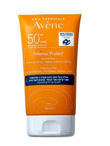 אוון אינטנסט SPF 50+ תחליב הגנה השמש לעור רגיש 150 מ"ל / AVENE סופר מדיקה