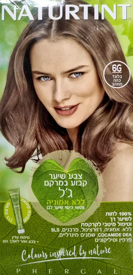 נטורטינט צבע לשיער 6G בלונד כהה מוזהב