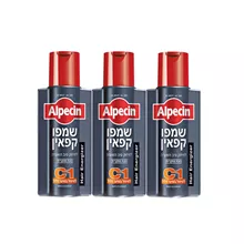 אלפסין שמפו קפאין מארז שלישיה / Alpecin סופר מדיקה
