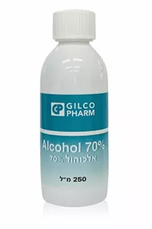 גילקו פארם אלכוהול 70% 250  מ"ל סופר מדיקה