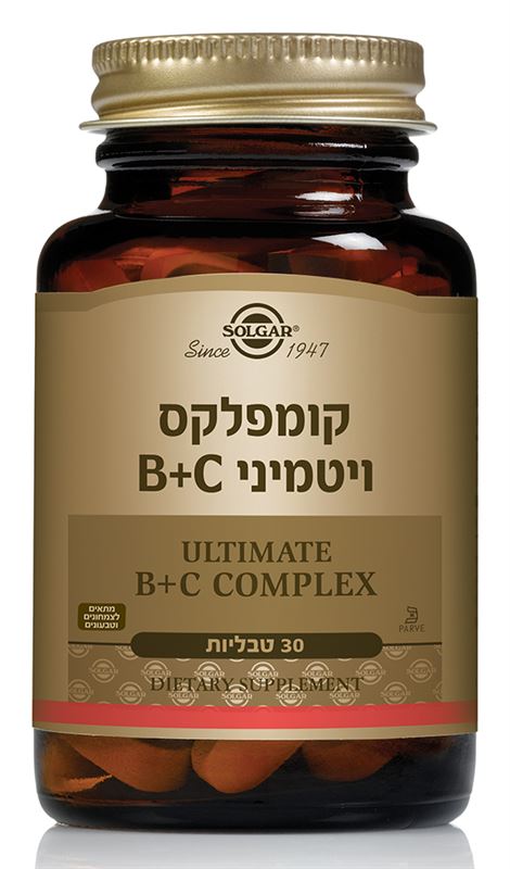 סולגאר קומפלקס ויטמיני B+C / Complex