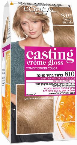 קסטינג צבע לשיער 810 בלונד בהיר פנינה