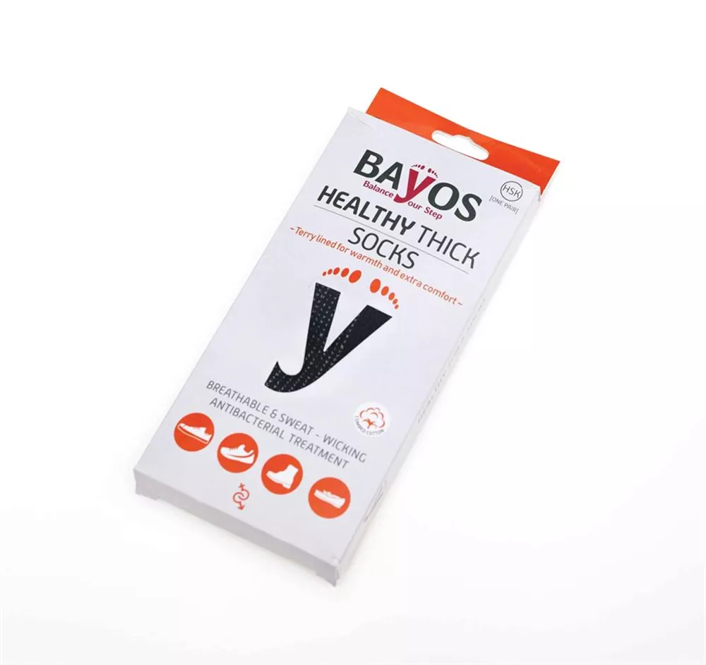 באיוס גרבי בריאות עבות שחור 35-38 S סמול / Bayos