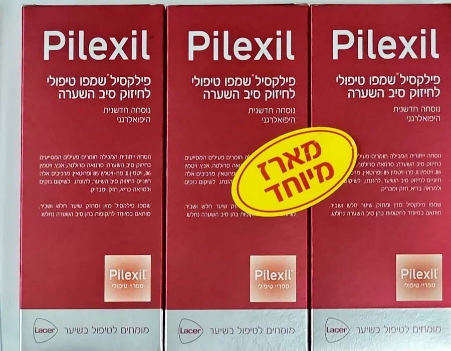 פילקסיל שמפו לחיזוק השיער אדום 300 מ