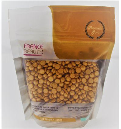 פראנס ביוטי פתיתי שעווה מתקלפת זהב 150 גרם / FRANCE BEAUTY