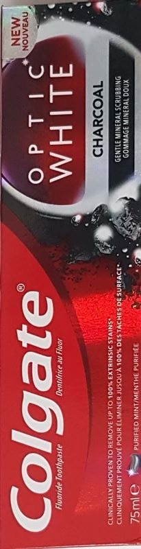 קולגייט משחת שיניים אופטיק וייט פחם 75 מ