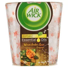 איירוויק נר ריחני בכוס אמבר רוז 105 גרם / AIR WICK סופר מדיקה