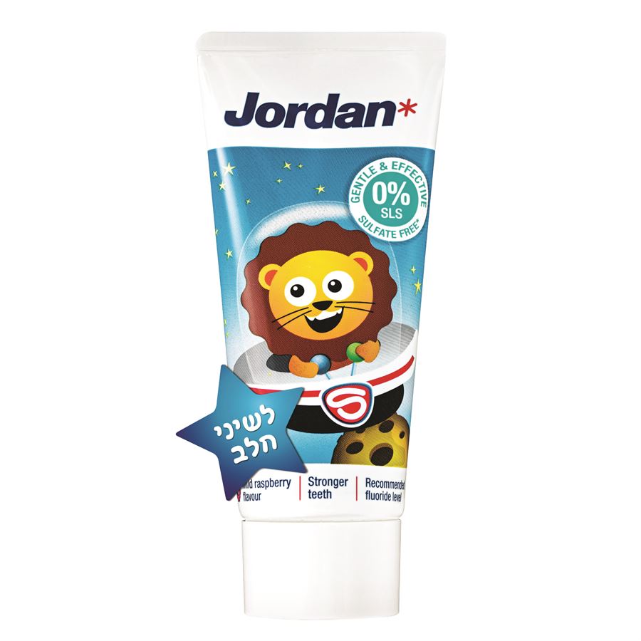 ג'ורדן משחת שיניים לשיני חלב לגילאי 2-6 / JORDAN